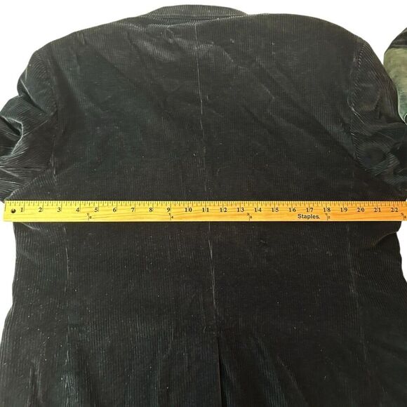 Stafford 42S Classic Fit CORDUROY w/ Elbow Patches Sport Coat Blazer  Blue Mens - Picture 10 of 16